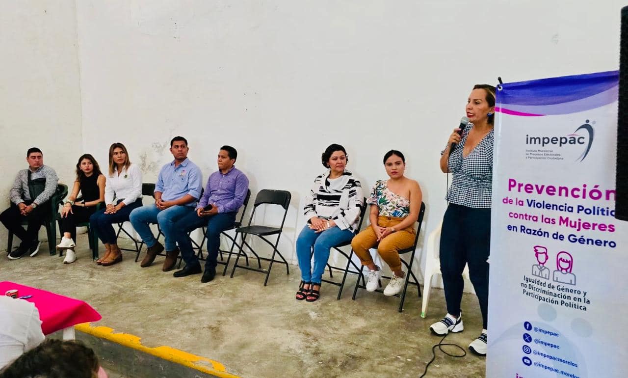 Puede ser una imagen de 8 personas y texto que dice "impepa impepac eDotes 已海 de Prevención la Violencia Politid contra en Razón las Mujeres de Género นด Iqualdad Participación Discrimi Pai.egoe Partttiminac Género la Politica K4Tpepa အုမု်"